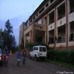 Alfajiri High School entrance by Humanitas Library(Bukavu,South Kivu,2004)