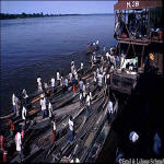 Boat trip on the Congo River