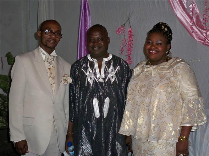 Papa Constant & Maman Nadine LALU avec mon beau-pre MALOZI MABAYINA Samuel (samy)