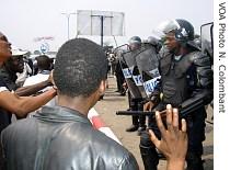 Political protests are common in Conogo