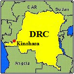 Congo-DRC map