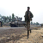 FARDC soldiers on the front lines
