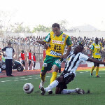 DC Motema Pembe plays against JS Kabylie