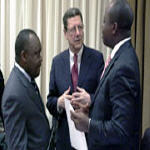 Representatives of the Democratic Republic of the Congo (DRC) and Rwanda met in New York in United Nations-chaired talks to review progress in dealing with armed groups. The Central African neighbours signed the Joint Nairobi Communiqué, under which the two nations agreed to work together against threats to peace and stability in the region.