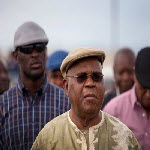 Etienne Tshisekedi arrives in Goma, North Kivu province on 11.14.2011