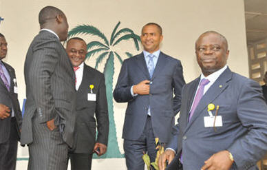 Provincial Governors Moise Katumbi, Louis Muderwa and Andre Kimbuta