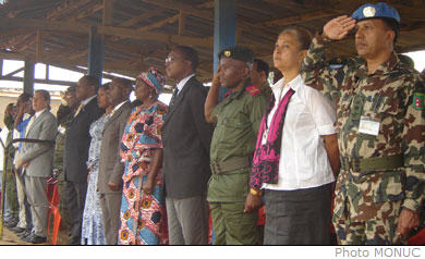 The Disarmament, Demobilization and Reintegration (DDR) phase III pilot project which began in Ituri district on 4 August 2007, officially ended on Monday 15 October 2007 in Bunia. The DRC Minister for Social Affairs who chaired the ceremony gave an additional 72 hours deadline extension for combatants still in the bush to disarm, and launched the community reconstruction project for Ituri.
