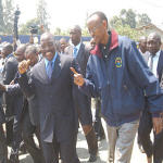 Joseph Kabila and Paul Kagame in Goma