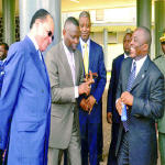 Joseph Kabila, Vital Kamerhe, Kengo wa Dondo and Adolphe Muzito