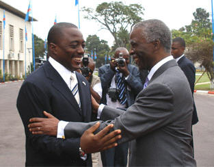 South African President Thabo Mbeki will today Monday, 20 August 2007 depart for Kinshasa, Democratic Republic of Congo where he will lead a high level South African Ministerial delegation to the South Africa?Democratic Republic of Congo Bi-national Commission (SA-DRC BNC) scheduled for Tuesday, 21 August 2007. President Mbeki will co-chair this session together with his counterpart President Joseph Kabila. 