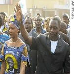 Joseph Kabila and Olive Lembe