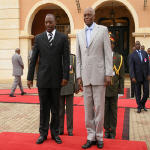 Joseph Kabila and Eduardo Dos Santos