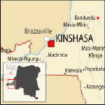 Kinshasa - Congo map