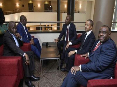 Vital Kamerhe, Felix Tshisekdi, Adolphe Muzito, Moise Katumbi et Jean-Pierre Bemba