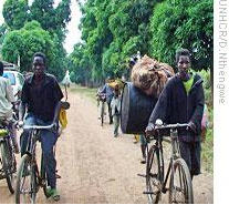 Displaced civilians in eastern Congo