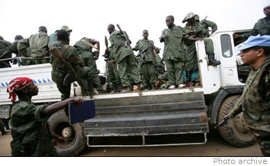 Congo soldiers