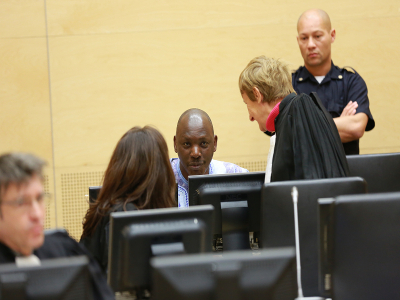 Thomas Lubanga at the ICC on 12.1.2014