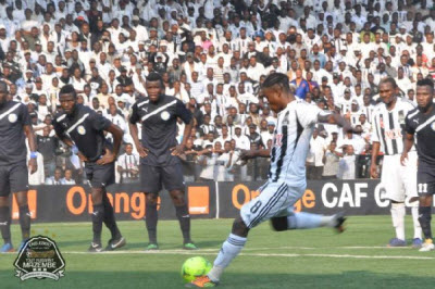 TP Mazembe play against Berekum Chelsea in Lubumbashi on 7.22.2012