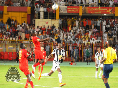 DR Congo's TP Mazembe play against Sudan's El Merreikh on 9.26.2015 in Omdurman