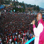 Vital Kamerhe campaigns in Eastern Congo, Bukavu