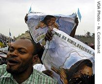 Congo elections - Jean-Pierre Bemba supporters