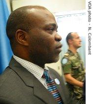 UN spokesman Jean-Tobie Okala<br />