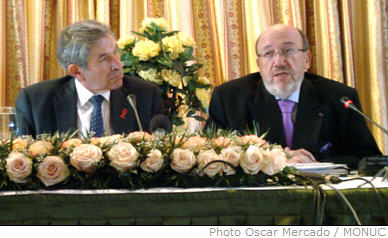 Paul Wolfowitz and Louis Michel