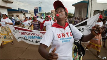 Women March against Sexual Violence in Eastern Congo