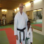 Matre Limpysky ceinture noir 7me dan et Ryan Kasiala ceinture vert