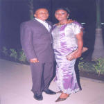 Auguy Malambu et sa femme bien aimée Mamie Wadi