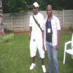 Koffi Olomide and Kenneth Seema at Polokwane South Africa