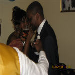 Nadine-Nsona et Moise Ntanda. Mariage civile.