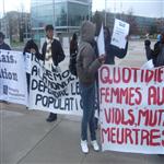 Manifestation des congolais et amis du Congo contre les violences faites contre les femmes ...