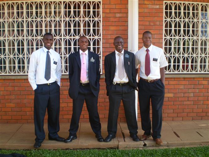 4 of them: pepitho,patrick,felix and erick on mission