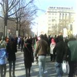 Ambiance dans les rues de Washington, DC, dans le quartier de Foggy Bottom, quelques heure ...