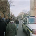 Ambiance dans les rues de Washington, DC, dans le quartier de Foggy Bottom, quelques heure ...