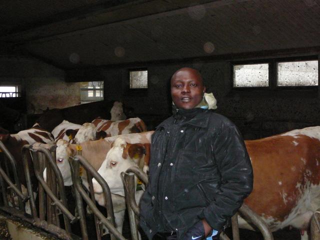 Visite d'une ferme agropastorale en baviere (Allemagne)