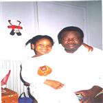 Dr. Léopold Kumbakisaka avec sa fille cadette Mama Mwilu Patricia Kumbakisaka (Athènes 199 ...