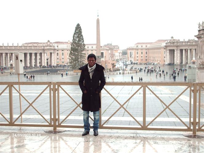 Lors de ma première visite au vatican(Rome)