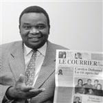 A la sortie de mon journal, le Courrier de l'Ouest, Dr. Léopold Kumbakisaka Éditeur-Direct ...
