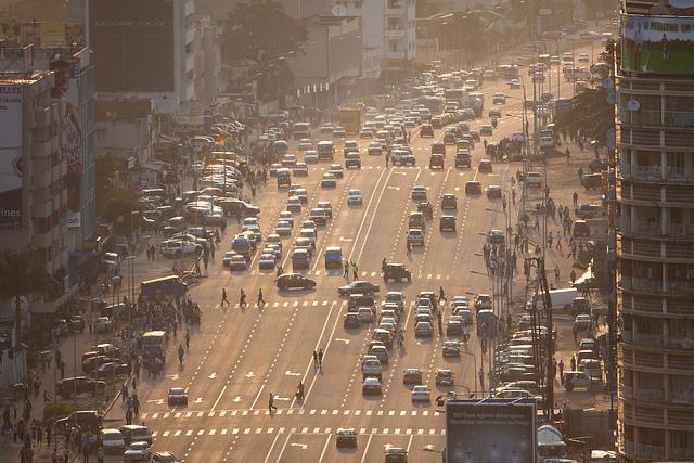 Kinshasa RD Congo, Cartier d'affaires